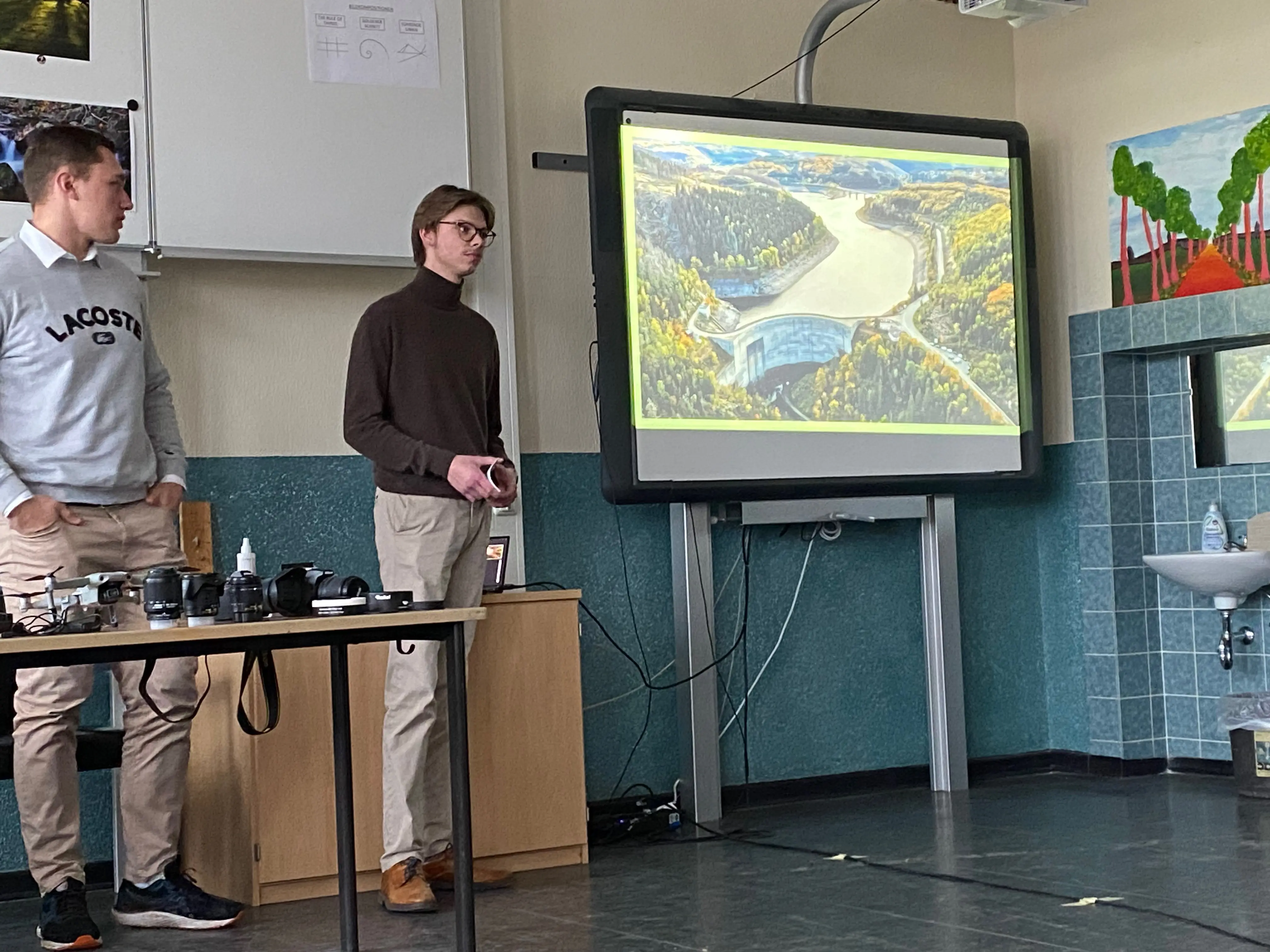 Präsentation der Ergebnisse der Landschaftsfotographieaufnahmen