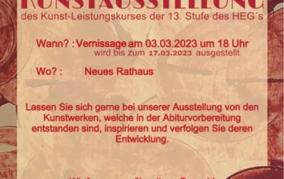 Einladung zur Ausstellung des EAN 13