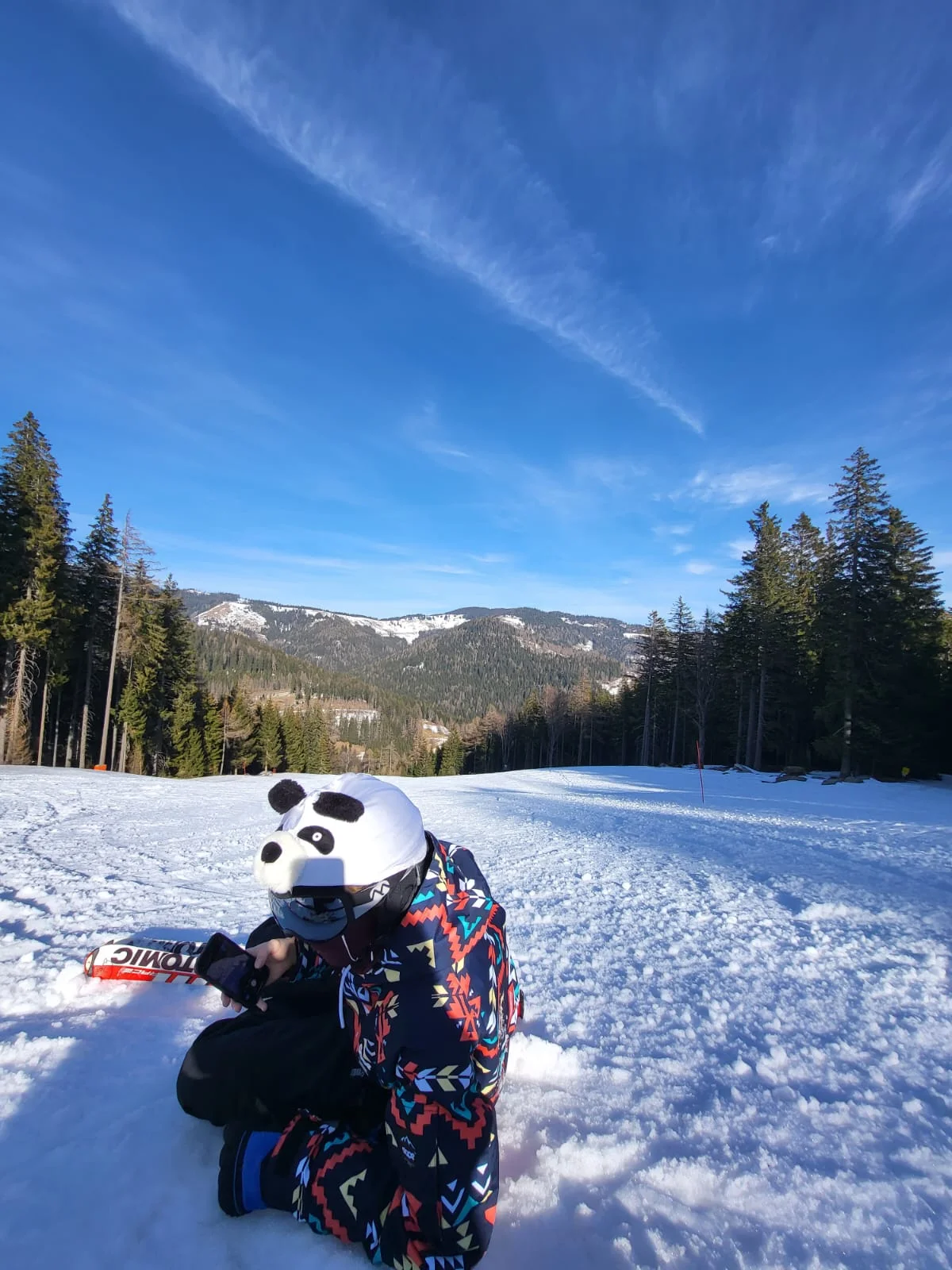 Dario mit Pandamütze