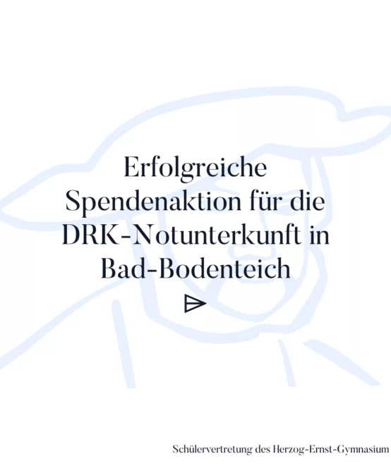 Erfolgreiche Spendenaktion für die DRK-Notunterkunft in Bad-Bodenteich