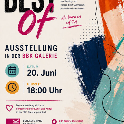 Best-of-Ausstellung – Ein Tag, zwei Gymnasien und viele starke Arbeiten